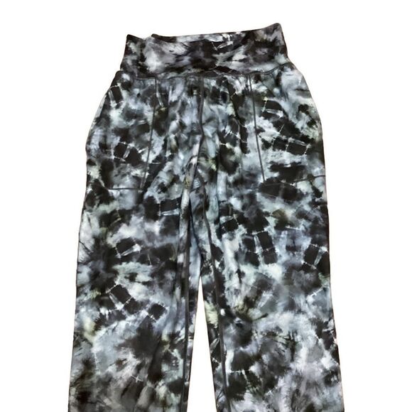 Athleta Salutation Printed Jogger Pant Calypso Navy small - Picture 12 of 15